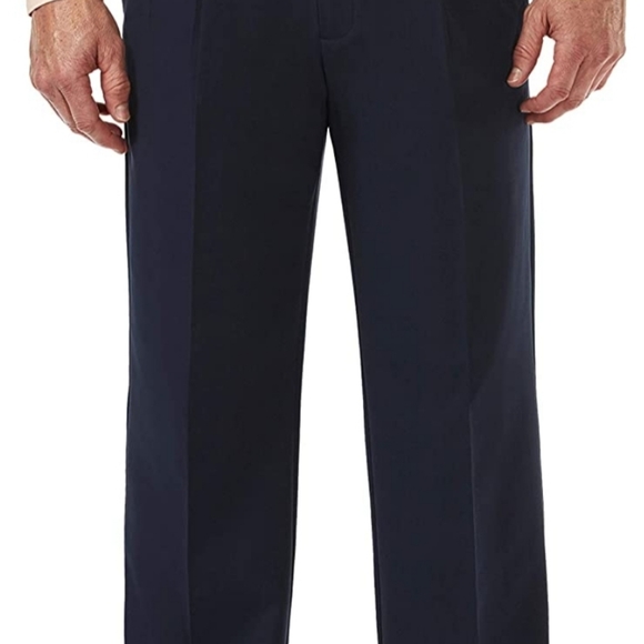 🛍BOGO Men's Straight fit Trousers 42 x 30 by Haggar 1926 - Picture 2 of 10